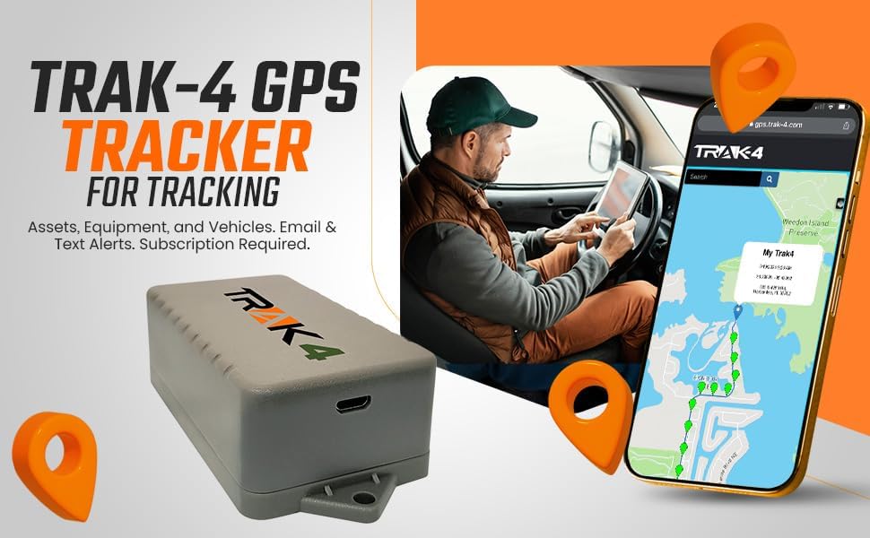 Trak-4 GPS Tracker. Well-Known in USA for Durability and Reliability. for Vehicles, Assets, Equipment. Extended Battery Life, Waterproof, Global Tracking. Subscription Required. - Image 5